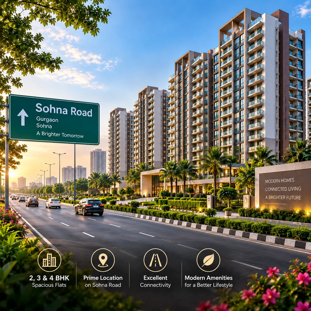 2, 3, 4 BHK Flats For Rent Sohna Road Gurgaon