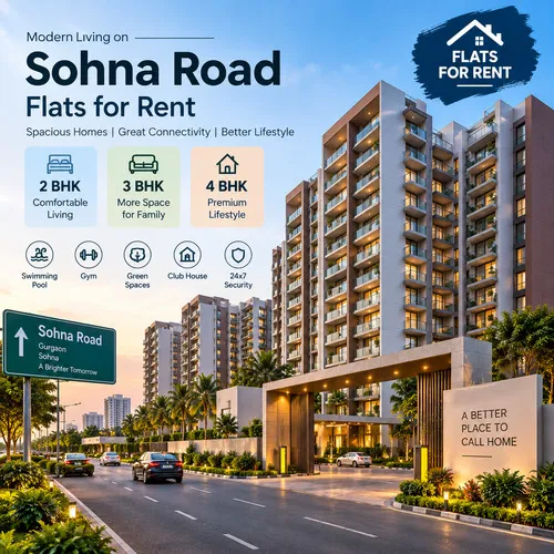 2, 3, 4 BHK Flats For Rent Sohna Road Gurgaon